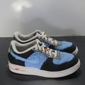 Nike Shoes | Nike Af1 Air Force 1 Youth Sz 2.5 Boys 006672 Blue Black White Casual Sneakers | Color: Black/Blue | Size: 2.5b