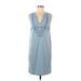 Thyme and Honey Casual Dress: Blue Dresses - Women's Size Medium