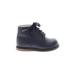 Josmo Booties: Blue Color Block Shoes - Kids Boy's Size 3 1/2