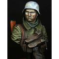 1/10 WWII German Soldier Resin Bust Model Kit Unpainted and Unassembled Resin Bust Model Parts //F0i9q-5