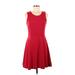 Old Navy Casual Dress - A-Line: Red Solid Dresses - Women's Size Medium