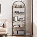 5 Tier Bookshelf,Bookcase with Metal Frame