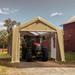 Carport Portable Upgraded Garage,13x20FT Heavy Duty Carport with 4 Roll-up Doors & 4 Ventilated Windows