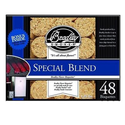 48 Pack Special Blend Smoke Bisquettes Premium Hardwood Chips