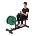 Adjustable Seated Calf Raise Machine with Band Pegs for Home Gym Use