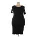 Lularoe Casual Dress - Bodycon: Black Dresses - Women's Size 3X