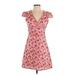 Marc by Marc Jacobs Casual Dress: Pink Hearts Dresses - Women's Size 4