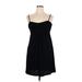 H&M Casual Dress - Mini: Black Solid Dresses - Women's Size 14