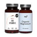 Nu3 Magnesio bio in capsule + Premium Organic Vitamin C 120+90 pz Caps