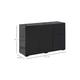 Homcom High Gloss Sideboard, Black | Wowcher