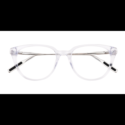 Female s round Clear Acetate,Metal Prescription eyeglasses - Eyebuydirect s Triumph