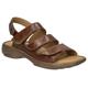 Sandale JOSEF SEIBEL "Debra 57" Gr. 40, braun Damen Schuhe Sandalen Sommerschuh, Sandale, Blockabsatz,mit praktischen Klettverschlüssen