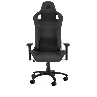 CORSAIR Gaming-Chair "T3 Rush (2023) - Charcoal", schwarz (charcoal, schwarz), B/H/T: 80cm x 135cm x 80cm, Stühle