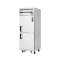 Everest Refrigeration ESRFH2 29 1/4" 1 Section Commercial Refrigerator Freezer - Solid Doors, Top Compressor, 115v, Silver