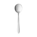Libbey 804016 6 5/8" Bouillon Spoon with 18/0 Stainless Grade, Novara Pattern, Mirror Finish, Stainless Steel