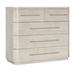 Hooker Furniture Modern Mood 5 - Drawer Nightstand Wood in Brown | 44 H x 50 W x 19 D in | Wayfair 6850-90017-80