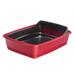 Midwest Homes For Pets Ariel Plastic Enclosed Standard Litter Box Plastic in Red | 6.3 H x 14.18 W x 17.92 D in | Wayfair 72041422US1