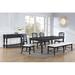 Darby Home Co Jair 6 - Person Dining Set Wood in Black/Brown | 30 H x 42 W x 66 D in | Wayfair 22E58A8C90DB476E8D7C09AF8F1E08DA