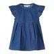 name it Baby Girls NBFDANA CS DNM Dress 2786-AS D Kleid, Medium Blue Denim, 56