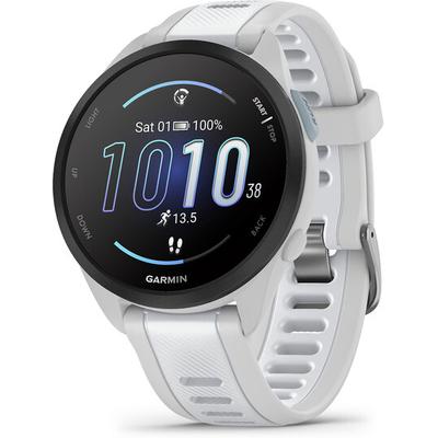 Garmin Forerunner 165 Music, Mist Grey with Whitestone Band GPS, WiFi