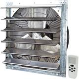 iLIVING ILG8SF24VC 24" Shutter Exhaust Fan w/ Wireless Smart Remote Controlled Thermostat & Humidity, Variable Speed Wall Mounted Attic Vent Fan | Wayfair