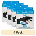 (4 pack) onn. Remanufactured HP 950XL/951XL High Yield Black Cyan Magenta Yellow Inkjet Cartridges 4-Pack