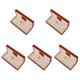 5pcs PU Leather Pen Case Multi-function Pen Gift Box Decorative Pen Gift Case Pen Supply