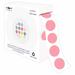 PARLAIM 1/2 Inch Round Permanent Adhesive Color-Code Dot Stickers 1000 Stickers Roll dots Label Dispenser Box Green Circle Stickers Labels (Pink)