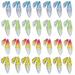 Dragonfly Wings 56PCS Butterfly Wings for Crafts Multi-Color Dragonfly Wing Resin Pendants Fairy Wing Hanging Charms for Necklace Earring Bracelet Crafts DIY