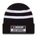 Men's New Era Black/White NASCAR Cup Series Cuffed Knit Hat