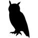 Pack Of 3 Owl Stencils Made From 4 Ply Mat Board 11X14 8X10 5X7