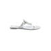 Jack Rogers Sandals: Silver Shoes - Women's Size 7 - Open Toe