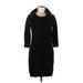 Old Navy Casual Dress - Sweater Dress: Black Print Dresses - Women's Size Medium