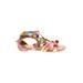 Bamboo Sandals: Pink Shoes - Women's Size 8 1/2 - Open Toe