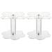 2 Pcs Ice Cream Stand Decor Acrylic Holder Dessert Stand Mini Grill Ice Cream Holder