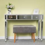 Tcbosik Fch Three Drawers Mirror Table Dressing Table Console Table