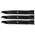 Set of 3 Lawn Mower Blades Fits Toro TimeCutter MX5000 MX 5000 50 Zero-Turn Mowers 110-6837-03 115-5059-03