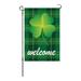 ReTeiv Irish St. Patrick s Day Decoration Park Yard Garden Flag Green Lucky Shamrock Flag