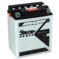 Steco Powersports Batterie moto 12.0 14.0 Conventionnelles (Ref: YB14-A2)
