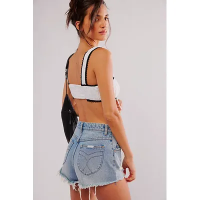 Dusters Cut Off Shorts by Rolla's at Free People in Sylvie Blue, Size: 28