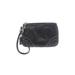 Coach Leather Wristlet: Black Solid Bags