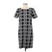 Gap Casual Dress - Shift: Gray Plaid Dresses - Women's Size Small