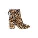 J.Crew Ankle Boots: Brown Leopard Print Shoes - Women's Size 7