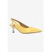 Women's Ferryanne Pump by J. Renee in Yellow (Size 8 1/2 M)