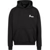 Kapuzensweatshirt DROPSIZE "Dropsize Herren Heavy Oversize DWF Hoodie", Herren, Gr. M, schwarz, 70% Baumwolle, 30% Polyester, bedruckt, Langarm, Sweatshirts