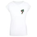 T-Shirt MISTERTEE "Damen Ladies Flamingo Extended Shoulder Tee" Gr. XXL, weiß (white) Herren Shirts Print