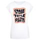 T-Shirt MERCHCODE "Damen Ladies Stone Temple Pilots - Vintage warp T-Shirt" Gr. L, weiß (white) Herren Shirts T-Shirts