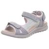 Riemchensandale LEGERO "Siris", Damen, Gr. 41, blau (hellblau), Nubukleder, sportlich, Schuhe, Sommerschuh, Sandalette, Keilabsatz, in toller Farbkombi