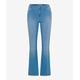 5-Pocket-Jeans BRAX "Style SHAKIRA S" Gr. 42K (21), Kurzgrößen, blau Damen Jeans 5-Pocket-Jeans