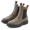 Stiefelette ELBSAND, Damen, Gr. 42, grau (taupe), Obermaterial: 100% Rindsleder. Futter: 100% Synthetik. Decksohle: 100% Synthetik. Laufsohle: 100% Synthetik, unifarben, casual, Schuhe, Chelseaboots, Schlupfstiefel, Bikerboots aus Leder